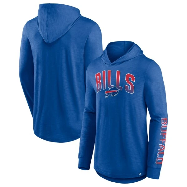 Men's Fanatics Branded Royal Buffalo Bills Front Runner Long Sleeve Hooded T-Shirt 3 Men's Fanatics Branded Royal Buffalo Bills Front Runner Long Sleeve Hooded T-Shirt