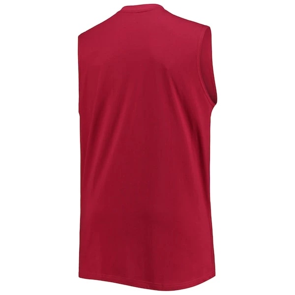 Men's Red Atlanta Falcons Big & Tall Muscle Tank Top 5 Men's Red Atlanta Falcons Big & Tall Muscle Tank Top - Image 3