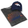 Men's Fanatics Branded Heathered Gray/Navy Denver Broncos T-Shirt & Adjustable Hat Set -Riddel Shop navy denver broncos t shirt and adjustable hat set ss5 p 4646520pv 1u etkdfzfumus2s7zcudywv d9fieugutwcdlqi1iupb