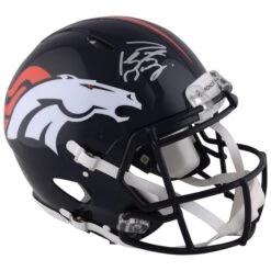 Peyton Manning Denver Broncos Autographed Riddell Speed Pro-Line Helmet