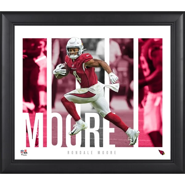 Rondale Moore Arizona Cardinals Framed 15'' X 17'' Player Panel Collage 3 Rondale Moore Arizona Cardinals Framed 15'' X 17'' Player Panel Collage