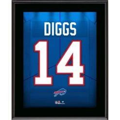 Stefon Diggs Buffalo Bills 10.5" X 13" Jersey Number Sublimated Player Plaque