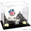 Super Bowl 50 Golden Classic Mini Helmet Logo Display Case -Riddel Shop super bowl 50 golden classic mini helmet logo display case pi2350000 ff 2350874 full