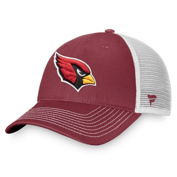 Men's Fanatics Branded Cardinal/White Arizona Cardinals Fundamental Trucker Unstructured Adjustable Hat 3 Men's Fanatics Branded Cardinal/White Arizona Cardinals Fundamental Trucker Unstructured Adjustable Hat