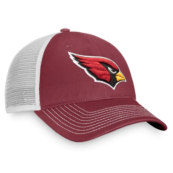 Men's Fanatics Branded Cardinal/White Arizona Cardinals Fundamental Trucker Unstructured Adjustable Hat 5 Men's Fanatics Branded Cardinal/White Arizona Cardinals Fundamental Trucker Unstructured Adjustable Hat - Image 3