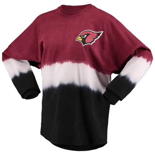 Women's Fanatics Branded Cardinal/White Arizona Cardinals Ombre Long Sleeve T-Shirt 4 Women's Fanatics Branded Cardinal/White Arizona Cardinals Ombre Long Sleeve T-Shirt - Image 2