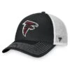 Men's Fanatics Branded Black/White Atlanta Falcons Fundamental Trucker Unstructured Adjustable Hat -Riddel Shop white atlanta falcons fundamental trucker unstructured adjustable hat pi4124000 altimages ff 4124277 9a66def67b113384dd73alt1 full
