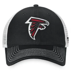 Men's Fanatics Branded Black/White Atlanta Falcons Fundamental Trucker Unstructured Adjustable Hat -Riddel Shop white atlanta falcons fundamental trucker unstructured adjustable hat pi4124000 altimages ff 4124277 9a66def67b113384dd73alt2 full