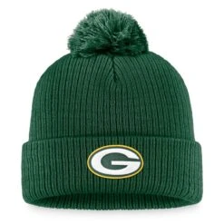 Women's Fanatics Branded Green Green Bay Packers Cuffed Knit Hat With Pom
