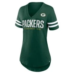 Women's Fanatics Branded Green Green Bay Packers Speed Tested V-Neck T-Shirt -Riddel Shop womens fanatics branded green green bay packers speed tested v neck t shirt pi4500000 altimages ff 4500507 a01e10d629a8b3504b07alt2 full