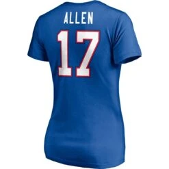 Women's Fanatics Branded Josh Allen Royal Buffalo Bills Player Icon Name & Number V-Neck T-Shirt -Riddel Shop womens fanatics branded josh allen royal buffalo bills player icon name and number v neck t shirt pi4180000 altimages ff 4180525 b658a674540844f83bf7alt3 full