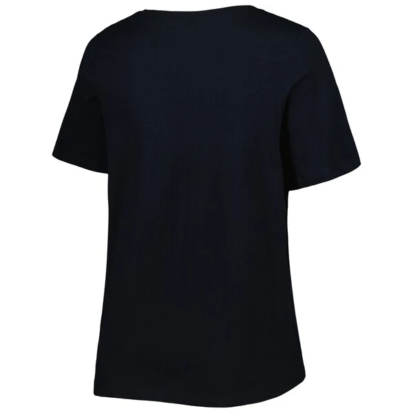 Women's Fanatics Branded Navy Buffalo Bills Plus Size Banner Wave T-Shirt 5 Women's Fanatics Branded Navy Buffalo Bills Plus Size Banner Wave T-Shirt - Image 3