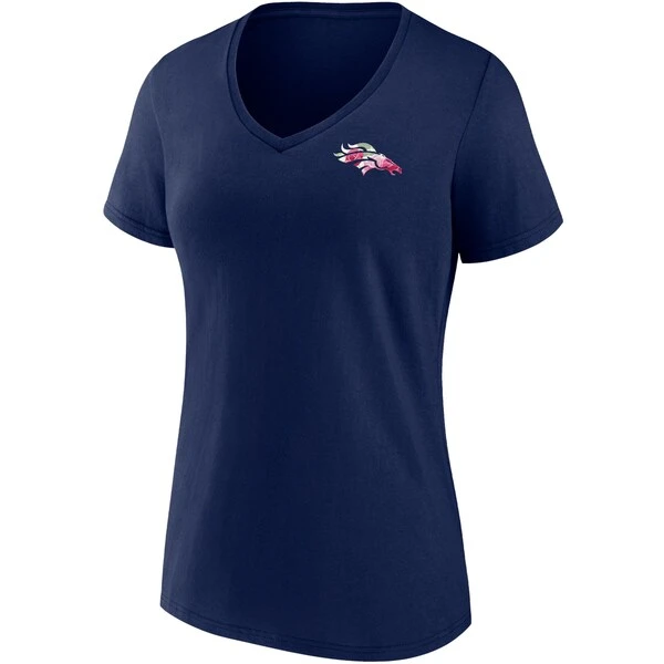 Women's Fanatics Branded Navy Denver Broncos Team Mother's Day V-Neck T-Shirt 4 Women's Fanatics Branded Navy Denver Broncos Team Mother's Day V-Neck T-Shirt - Image 2