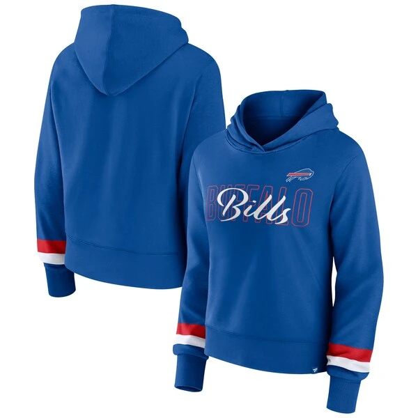 Women's Fanatics Branded Royal Buffalo Bills Over Under Pullover Hoodie 3 Women's Fanatics Branded Royal Buffalo Bills Over Under Pullover Hoodie