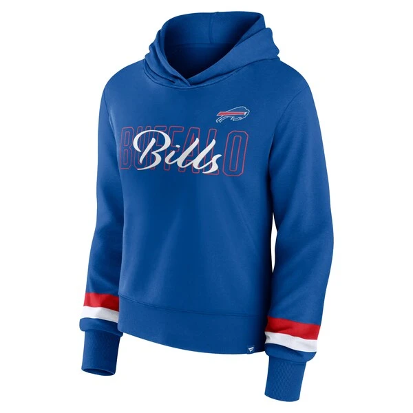Women's Fanatics Branded Royal Buffalo Bills Over Under Pullover Hoodie 4 Women's Fanatics Branded Royal Buffalo Bills Over Under Pullover Hoodie - Image 2