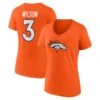 Women's Fanatics Branded Russell Wilson Orange Denver Broncos Player Icon Name & Number V-Neck T-Shirt -Riddel Shop womens fanatics branded russell wilson orange denver broncos player icon name and number v neck t shirt pi4785000 altimages ff 4785236 e8ec58239507b70bd89aalt1 full