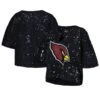 Women's Majestic Threads Black Arizona Cardinals Bleach Splatter Notch Neck Crop T-Shirt -Riddel Shop womens majestic threads black arizona cardinals bleach splatter notch neck crop t shirt ss5 p 200170621pv 1u wiedj4ofholkxv4t9h9lv tmdek1ukkhumvmlokx8o