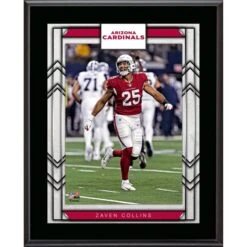 Zaven Collins Arizona Cardinals Framed 10.5" X 13" Sublimated Player Plaque